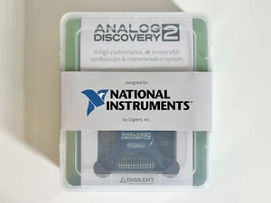Digilent Analog Discovery 2 NI Edition USB Oscilloscope WaveGen Logic Analyzer - Picture 1 of 8
