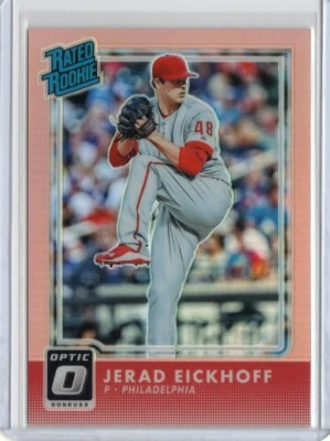 2016 Donruss Optic Orange #63 Jerad Eickhoff RR /199 Rookie RC - Image 1 of 2