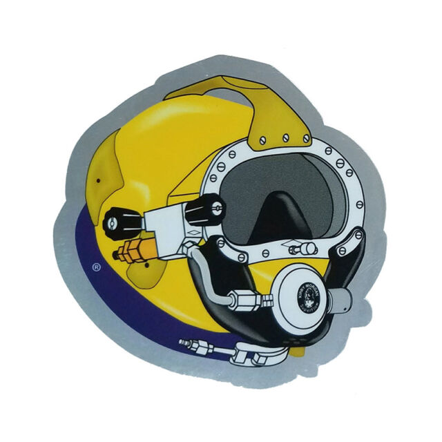 Kirby Morgan SL 27 Front View Circular Sticker