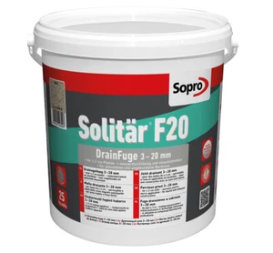 3,94€/kg 25kg Pflasterfugenmörtel anthrazit SOPRO Solitär F20 Drainfuge - Bild 1 von 3