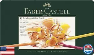 Faber-Castell - Polychromos colour pencil, tin of 36 (110036) - Picture 1 of 4