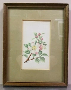 "Apple Blossoms"" de Edie Johnstone, Killington VT, pintura original china - Imagen 1 de 8