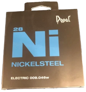 Dogal Corde Chitarra Elettrica 28Ni RW155B Muta set 6 Nickel Steel 9-46 Italia - Imagen 1 de 5