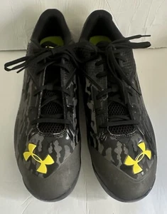 Botín de béisbol Under Armour Deception para hombre puntas de diamante bajas “Batman” talla 11,5 - Imagen 1 de 14