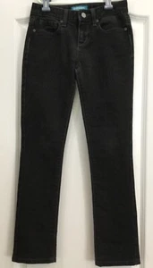 Old Navy Boys Jeans Size 10 Regular Skinny Black Button Adjust Waist 166 - Picture 1 of 9