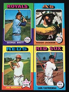 1975 Topps Baseball Pick A Player (MVP) Cards #175-350 Complete your Set EX-NM+