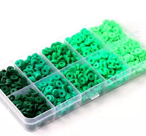 Clay Beads 2000 PCS for Bracelets Making 6Mm Spacer Beads for Jewelry Making Ear - Picture 1 of 12