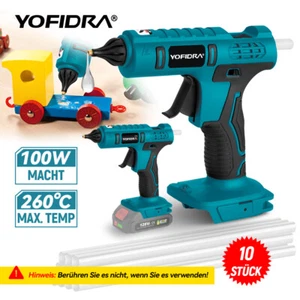 Für 18V Makita Heißklebepistole Heissklebepistole Klebepistole mit 10Klebesticks - Bild 1 von 16