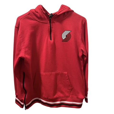 Youth NBA Portland Trail Blazers Red Pullover Hoodie Sweatshirt Size L (14/16) Cover