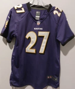 Baltimore Ravens Youth Lg Jersey Ray Rice #27 Nike NFL On Field Purple V Neck - Picture 1 of 6