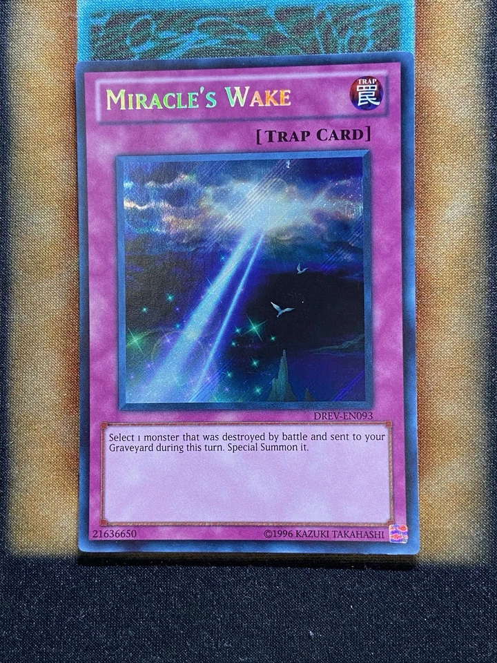 Yugioh Miracle’s Wake DREV-EN093 Secret Rare LP - Image 1 of 1