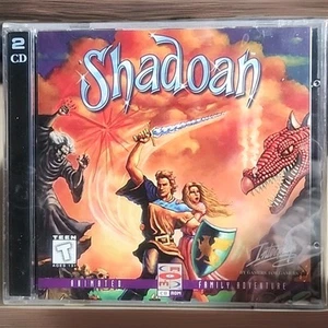 RARE&"SEALED"-Shadoan - PC CD Animated Adventure 1996 Game Dragons Lair Sequel - Picture 1 of 2