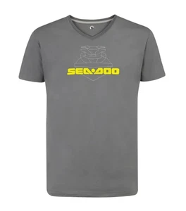 New OEM Sea-Doo Men's Throttle T-Shirt Gray, Size X-Large - 4543050607 - Picture 1 of 1