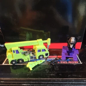 TRANSFORMERS G1 HOOK DEVASTATOR VINTAGE ORIGINAL Accessories & Devastators head - Picture 1 of 6