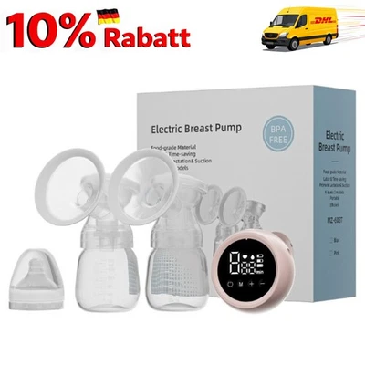 🔥Sgombero Magazzino!Tiralatte Elettrico Doppio 3Modalità Tiralatte Flessibile Latte Materno - Immagine 1 di 4