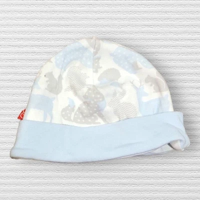Magnetic Me Forest Animals Gorro Gorra Recién Nacido Azul Gris Algodón Foto 1 de 2
