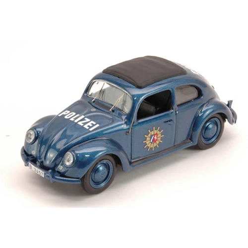 VW BEETLE POLIZEI 1956 1:43 Rio Forze dell'Ordine Modellino Nuovo - Immagine 1 di 1