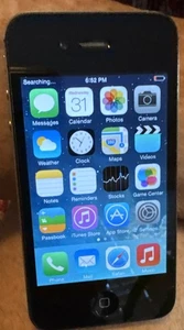 iPhone 4 Negro (Verizon) A1349 16GB CDMA Envío Rápido Muy Bueno Usado IOS 7.1.2 Wow - Imagen 1 de 2