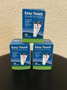 EasyTouch Blood Glucose Test Strips—150 Test Strips—Exp 12/25—SEALED—FREE SHIP🔥 - Picture 1 of 3