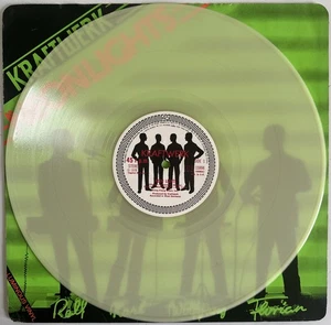 KRAFTWERK NEON LIGHTS VINYL 12” SINGLE UK 1978 LUMINOUS VINYL EX CON PRO CLEANED - Picture 1 of 10