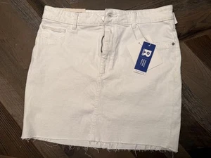 DL1691 Vintage White Denim Minirock - Asra Skirt - Bild 1 von 3