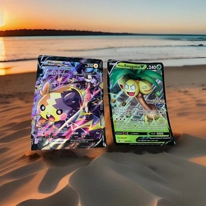 Exeggutor V Morpeko V Union SWSH288 JUMBO/Oversized Promo Pokémon Holo Card Lot - Picture 1 of 16