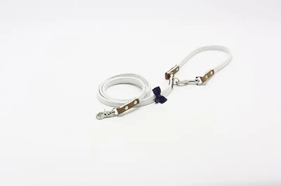 Trick Ribbon Harness Lead XS White Lead White XS Dedicated Lead - Image 1 of 4