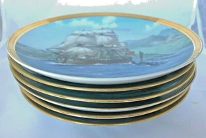 Franklin Mint Derek Gardner Great ships of golden age of sail Collector plates - Picture 1 of 12