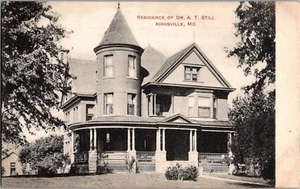 RESIDENCE OF DR. STILL KIRKSVILLE, MO Vintage Postcard JY11 - Picture 1 of 2