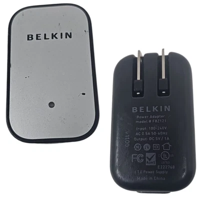 Adaptador de corriente Belkin solo cargador de pared de CA a USB para iPod 3G 4G 5G Nano 1G 2G 3G Foto 1 de 4
