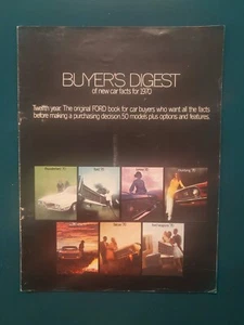 Vintage 1970 Ford Buyers Digest Torino Falcon Mustang Thunderbird - Picture 1 of 8