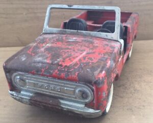 Vintage Ford Bronco NYLINT B 8200 FATHER and SON PROJECT NICE WHEELS ‘ TIN METAL