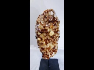 Extra Qualität Citrin Kristall Cluster Platte auf Ständer - über 17" hoch - Bild 1 von 12