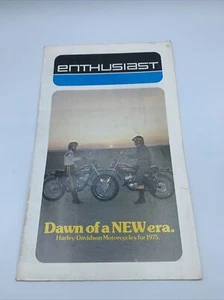 Harley Davidson Enthusiast Magazine 1974 modelos AMF X-90 SX-125 anuncio Evel Knievel - Imagen 1 de 3