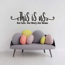 Our Life Our Story Our Home This Is Us Wall Sticker Inspirational Saying Decal