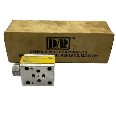 Dynex 3000psi D03 Hydraulic Inlet Pressure Sandwich Check Valve S8640-D03-P-V-20 - Image 1 of 4