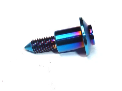 M5X20 Titan Verkleidung Schraube Mit Schulter T25 Torx Kopf Kein Rost Burnt Blau - Bild 1 von 4