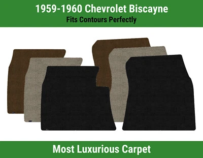Alfombrillas de primera fila Lloyd Luxe para Chevrolet Biscayne 1959-1960  Foto 1 de 4