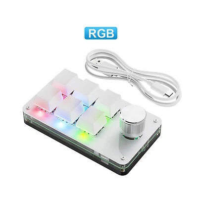USB Bluetooth Mechanical Custom Keyboard Volume Button Knob Programming Macro - Image 1 of 4