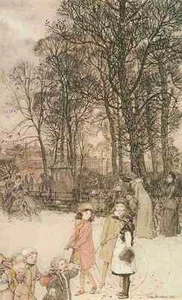A4 Photo Arthur Rackhams 22 The Broad Walk Print Poster - Picture 1 of 1