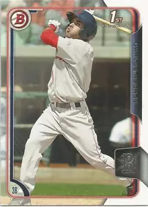 Carlos Asuaje San Diego Padres 2015 Bowman Prospect - Imagen 1 de 2