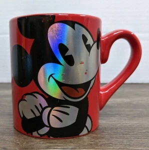 Mickey Mouse Disney Red Coffee Cup Mug Tea Cup Official - Free Shipping - Picture 1 of 4