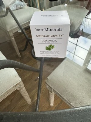 Barr Mineral Vital Power 眼霜 0.5 盎司,全新带盒 — 第 1/4 张图片