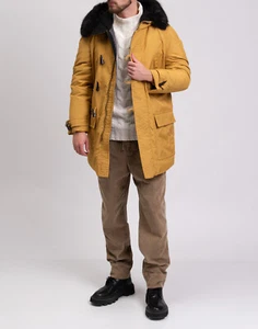RRP€1980 CANALI 1934 Down Parka Coat IT48 US38 M Rain & Wind TECH Beaver Fur - Picture 1 of 11