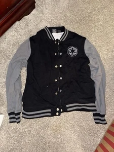 Star Wars Mens Varsity Reversible Jacket Size Medium - Picture 1 of 4