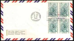Canada. 446. 5c. La Salle (1643-87) Map of 17th Century Canada & Ship. FDC 1966. - Picture 1 of 1