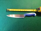 Tupperware Professional Grade 8" Chef Knife, W/ Blue And White Nylon Handle