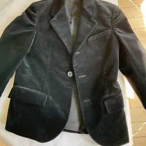EXCELLENT CONDITION Polo Ralph Lauren Black Velvet Blazer Made in Italy - 6 - Picture 1 of 6