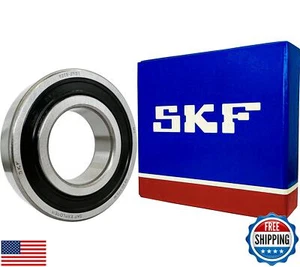 SKF 6208-2RS1 40x80x18mm Double Rubber Sealed Deep Groove Ball Bearings 6208- - Picture 1 of 5