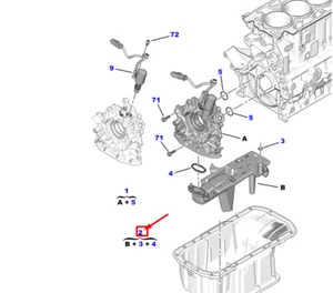 TOYOTA PROACE MPY Engine Oil Pump Stainer SU001A7951 NEW GENUINE - Picture 1 of 2